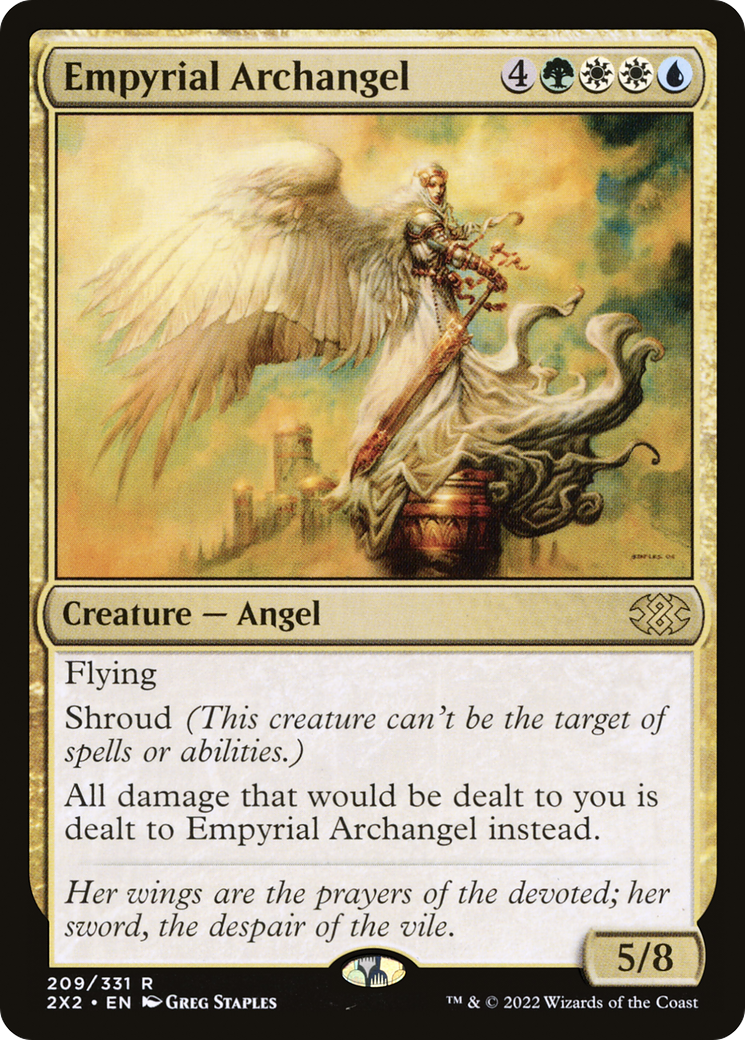 Empyrial Archangel (209) Foil - Double Masters 2022