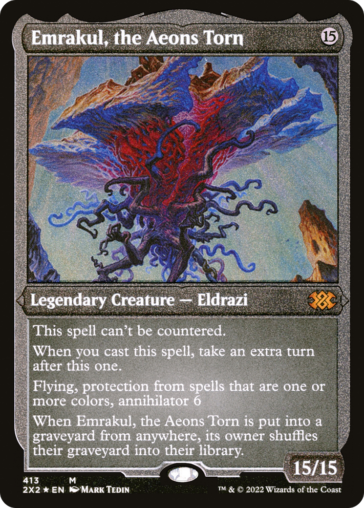 Emrakul, the Aeons Torn (413) Etched Foil - Double Masters 2022