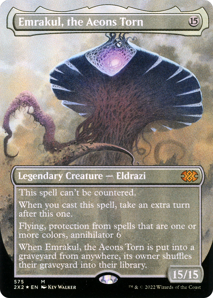 Emrakul, the Aeons Torn (Borderless) (575) Textured Foil - Double Masters 2022