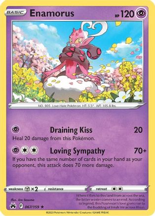 Enamorus (67) Reverse Holofoil - Crown Zenith