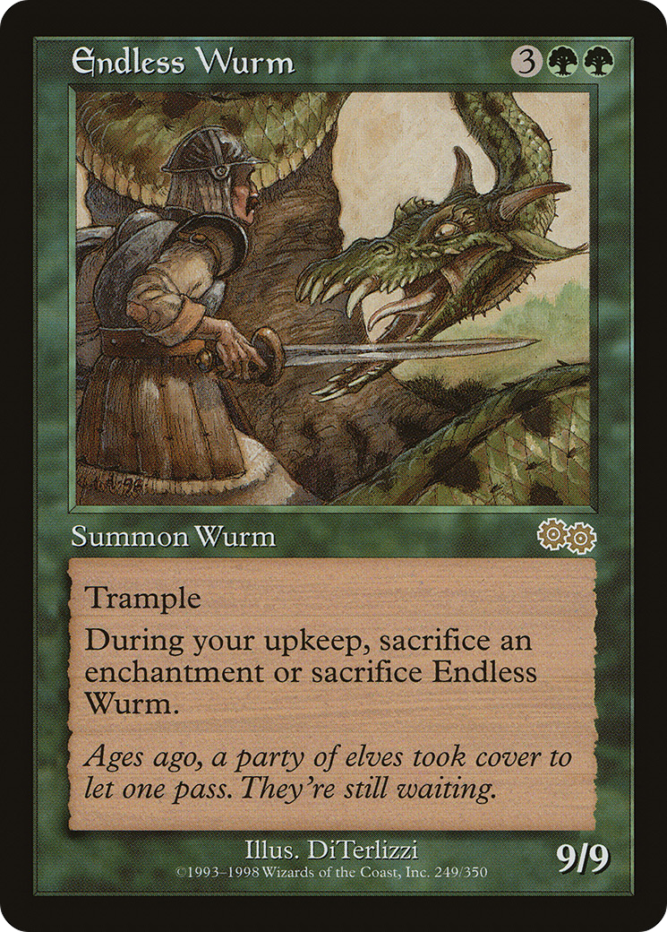 Endless Wurm (249) - Urza's Saga