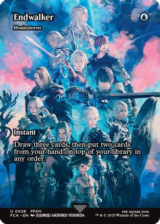 Endwalker - Brainstorm (Showcase) (028) Foil - FINAL FANTASY: Through the Ages