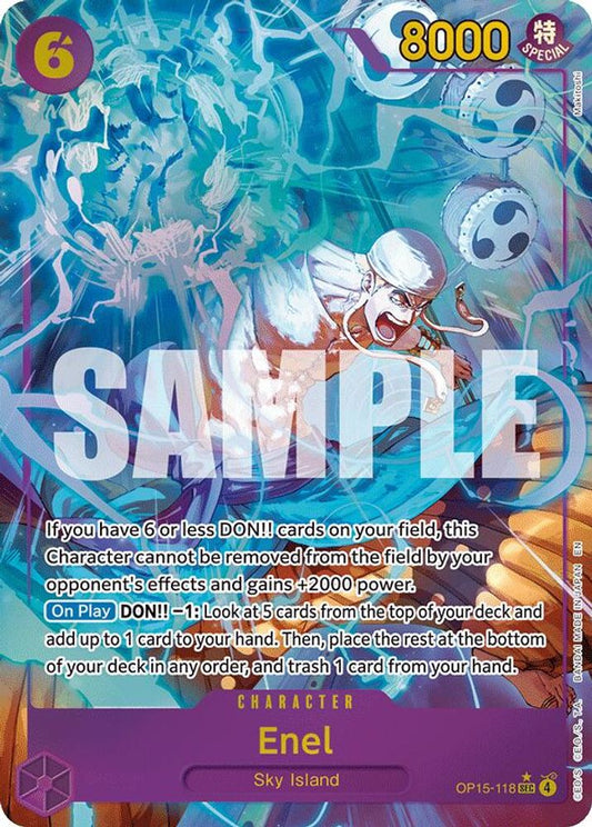 Enel (Alternate Art) (OP15-118) Foil