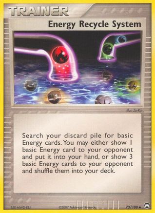 Energy Recycle System (73) Reverse Holofoil - Power Keepers