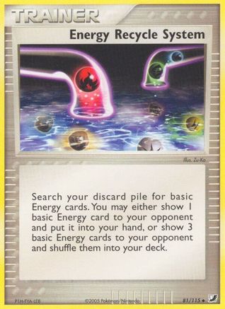 Energy Recycle System (81) - Unseen Forces