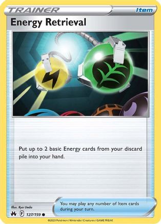 Energy Retrieval (127) Reverse Holofoil - Crown Zenith
