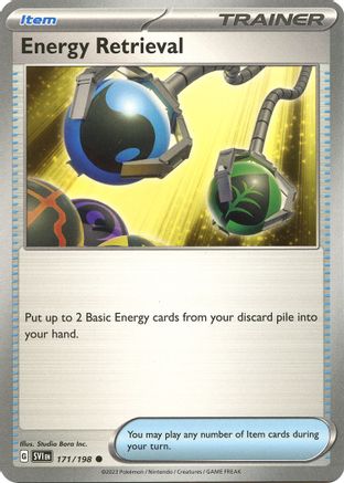 Energy Retrieval (171) Reverse Holofoil - Scarlet & Violet