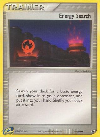 Energy Search (90) Reverse Holofoil - Ruby and Sapphire