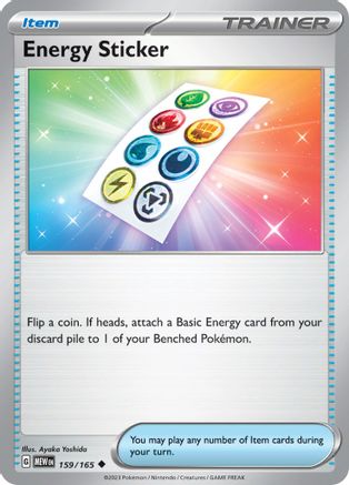 Energy Sticker (159) Reverse Holofoil - 151