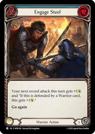 Engage Steel (Blue) (MPW108) - Mastery Pack Warrior
