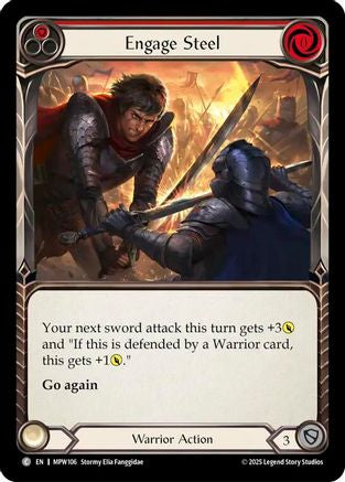 Engage Steel (Red) (MPW106) - Mastery Pack Warrior