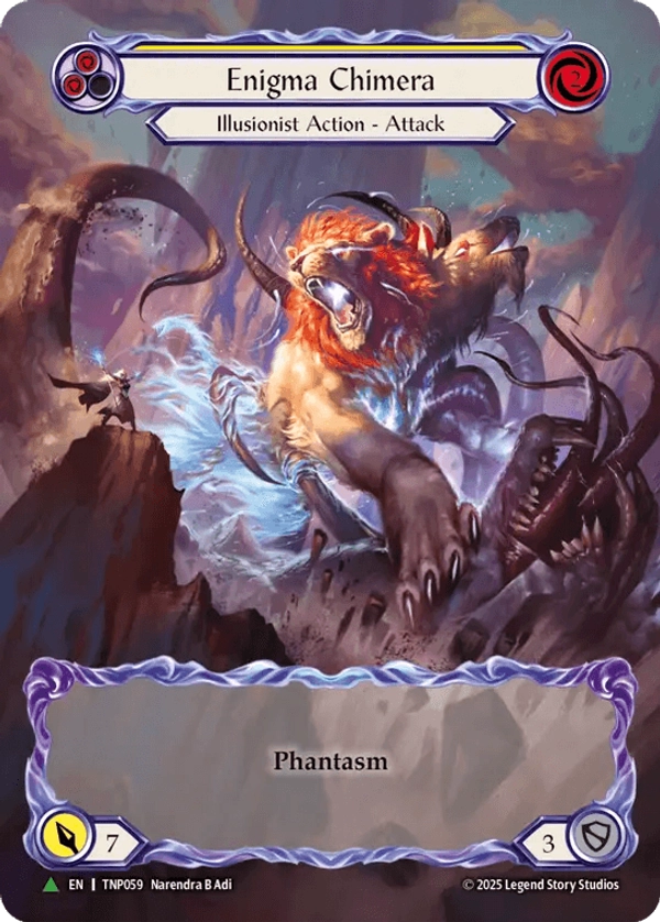 Enigma Chimera (Yellow) (Marvel) (TNP059) Cold Foil - Flesh and Blood: Promo Cards