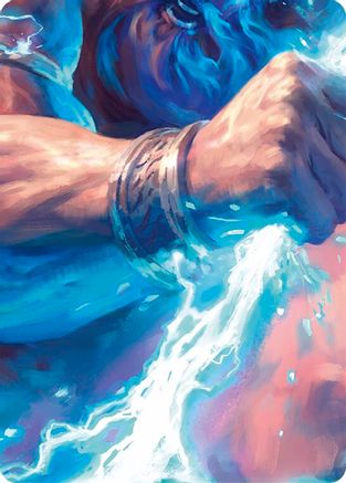 Enlightened Strike // Shelter from the Storm Art Card (Middle Left) - GEM Pack