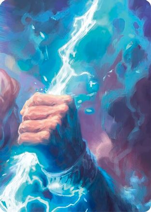 Enlightened Strike // Shelter from the Storm Art Card (Top Center) - GEM Pack