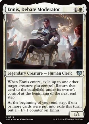 Ennis, Debate Moderator (014) Foil - Secrets of Strixhaven