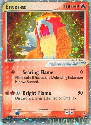 Entei ex (91) Holofoil - Team Magma vs Team Aqua