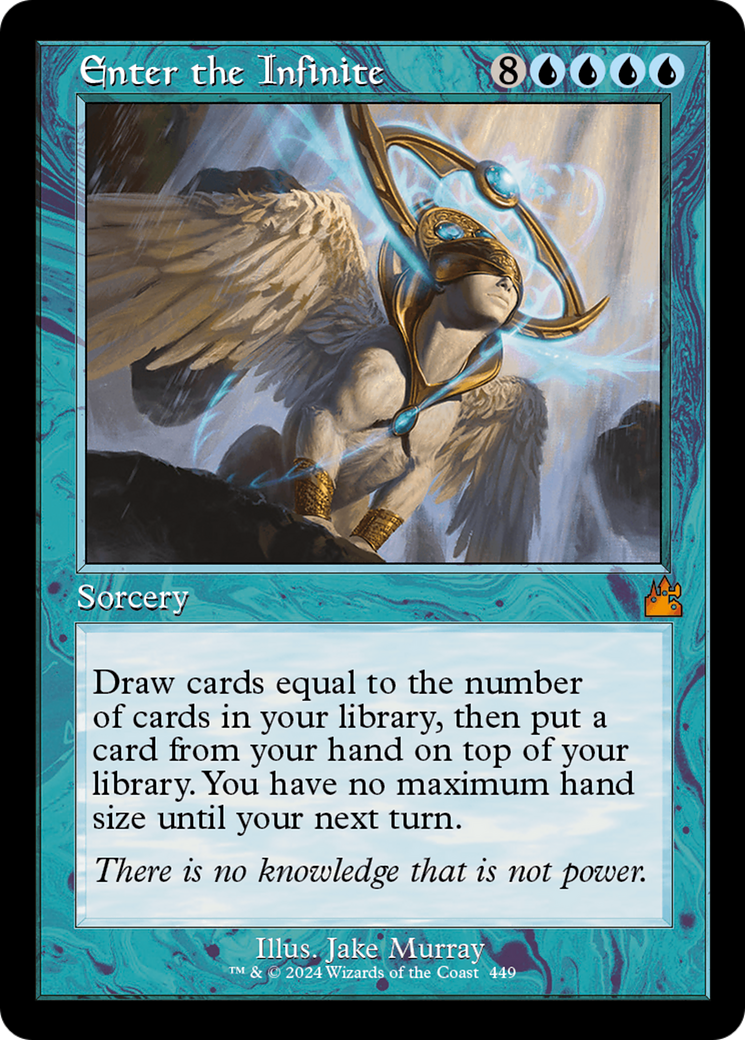 Enter the Infinite (Retro) (449) Foil - Ravnica Remastered