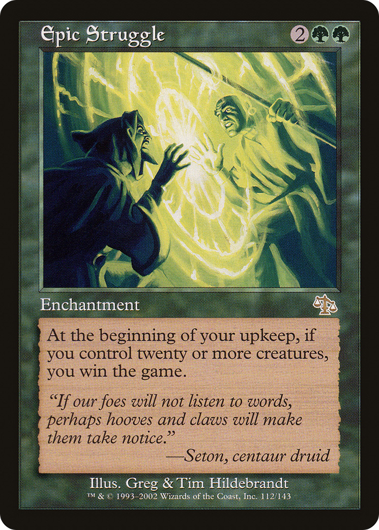 Epic Struggle (112) Foil - Judgment