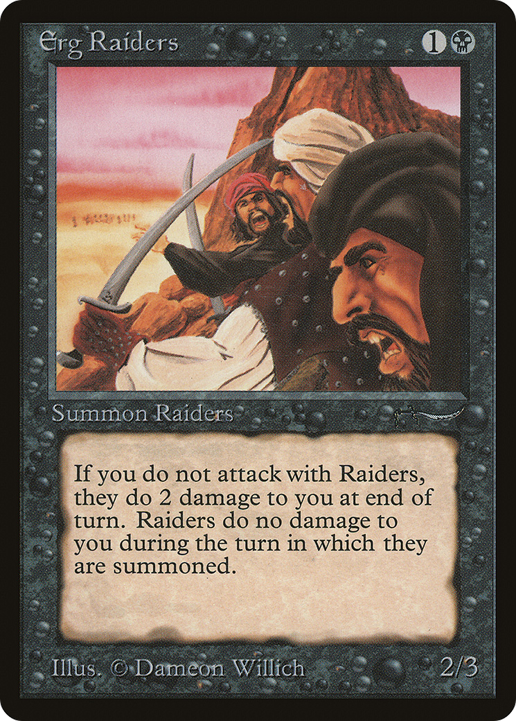 Erg Raiders (Light Mana Cost) - Arabian Nights