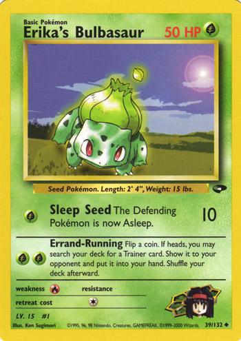 Erika's Bulbasaur (39) (Unlimited) - Gym Challenge