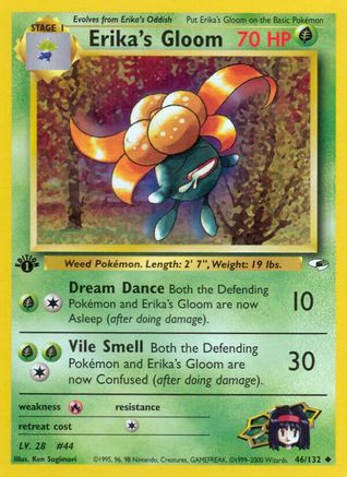 Erika's Gloom (46) (1st Edition) - Gym Heroes