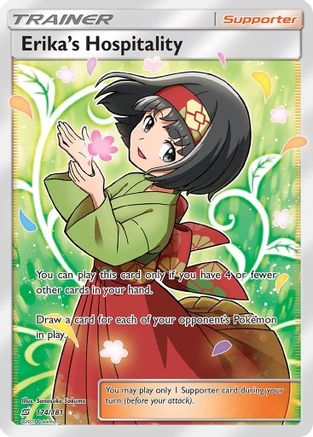 Erika's Hospitality (Full Art) (174) Holofoil - Team Up