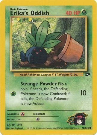 Erika's Oddish (70) (Unlimited) - Gym Challenge