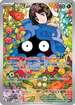 Erika's Tangela (218) Holofoil - Ascended Heroes