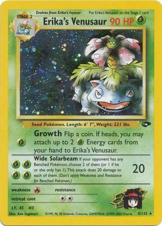 Erika's Venusaur (4) (Unlimited) Holofoil - Gym Challenge