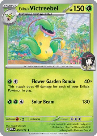 Erika's Victreebel (6) Reverse Holofoil - Ascended Heroes