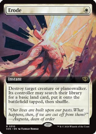 Erode (Extended Art) (310) Foil - Secrets of Strixhaven