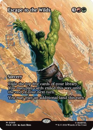 Escape to the Wilds (089) Foil - Marvel Universe