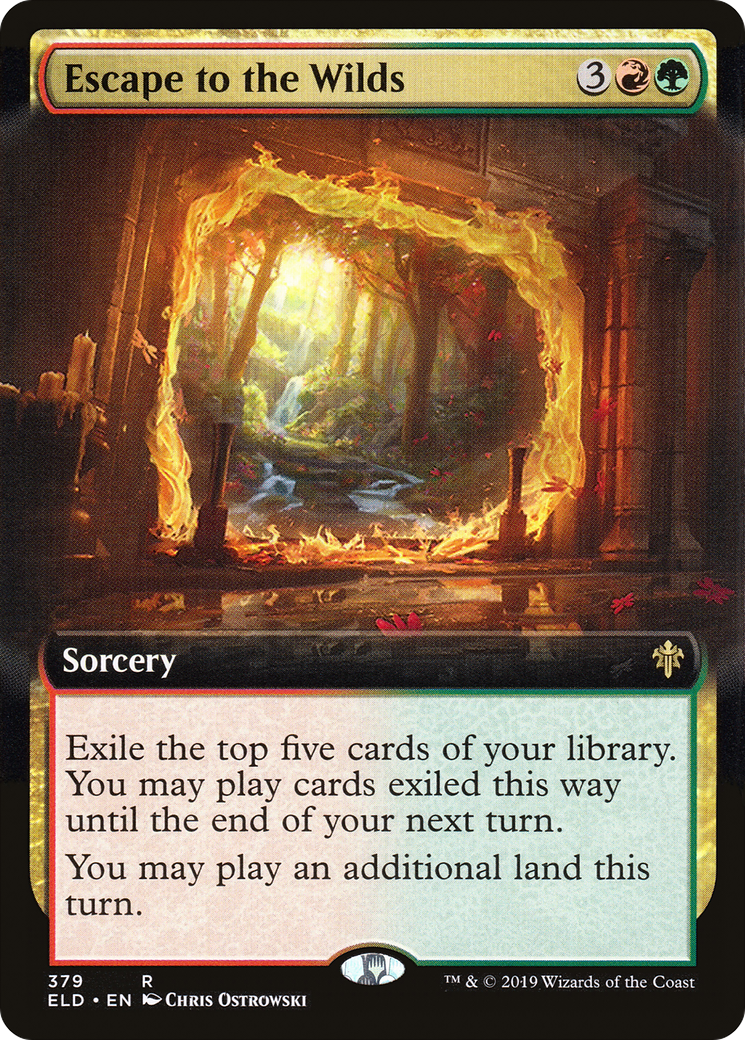 Escape to the Wilds (Extended Art) (379) - Throne of Eldraine Foil