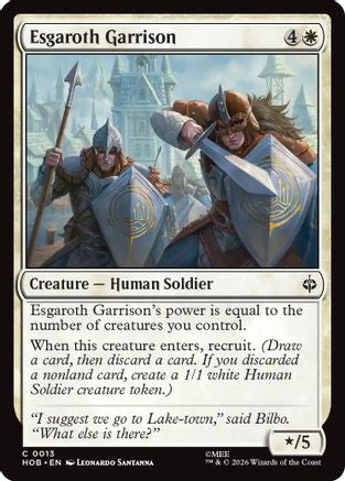 Esgaroth Garrison (013) Foil - The Hobbit