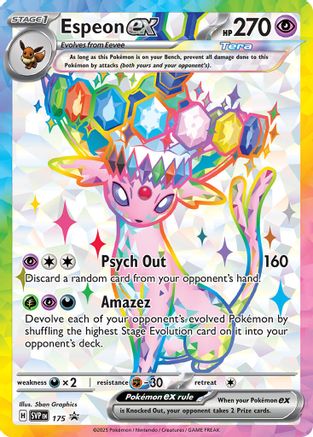 Espeon ex (Full Art) (175) Holofoil - Black Star Promos