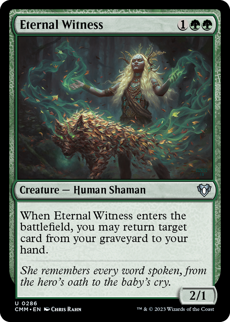 Eternal Witness (286) Foil - Commander Masters