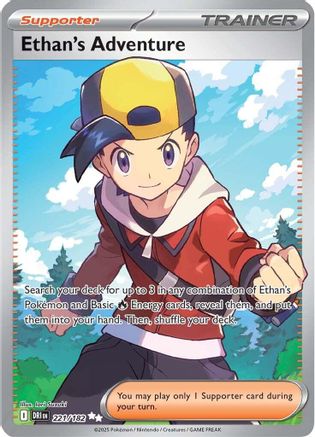 Ethan's Adventure (Full Art) (221) Holofoil - Destined Rivals