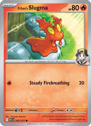 Ethan's Slugma (23) Reverse Holofoil - Ascended Heroes