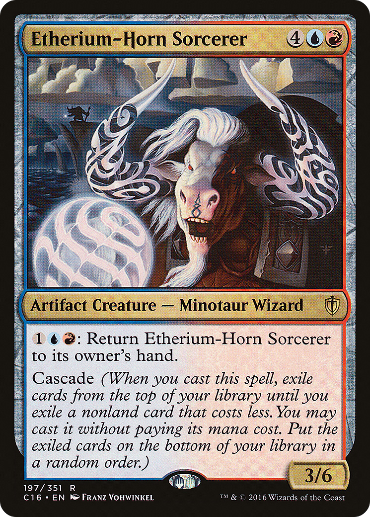 Etherium-Horn Sorcerer (197) - Commander 2016