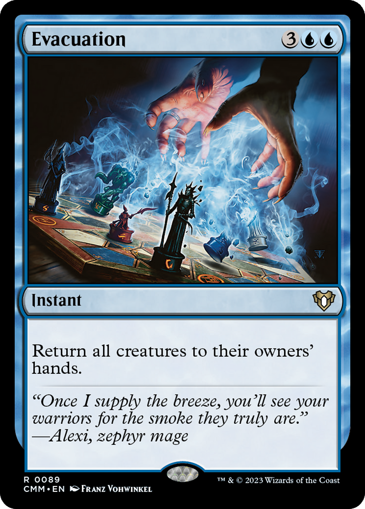 Evacuation (089) Foil - Commander Masters