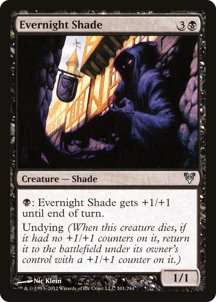 Evernight Shade (101) Foil - Avacyn Restored