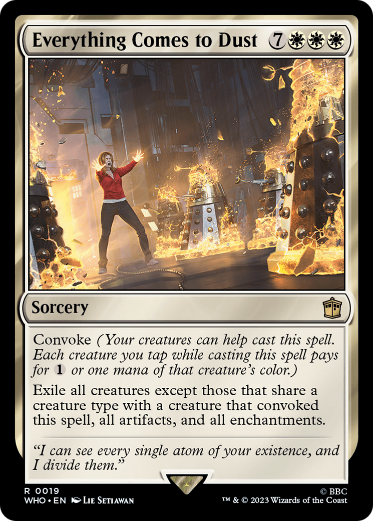 Everything Comes to Dust (019) Foil - Doctor Who
