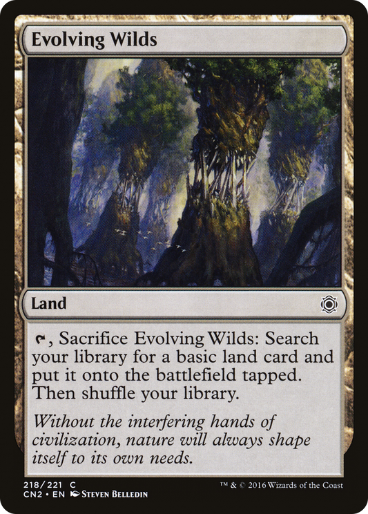 Evolving Wilds (218) Foil - Conspiracy: Take the Crown
