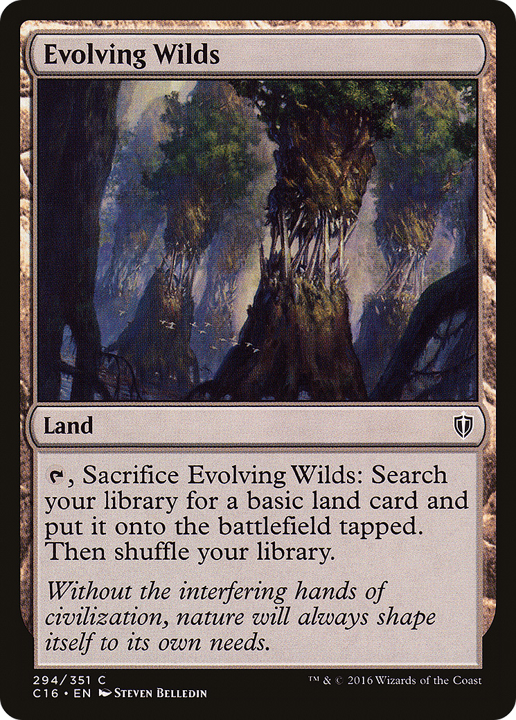 Evolving Wilds (294) - Commander 2016
