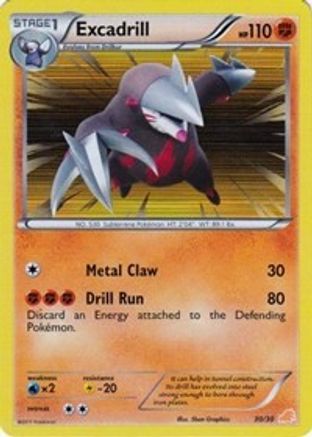 Excadrill (30) Holofoil - Trainer Kit: Excadrill & Zoroark