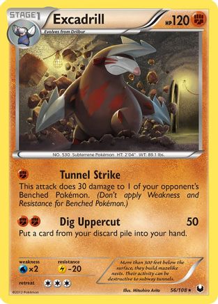 Excadrill (56) Reverse Holofoil - Dark Explorers