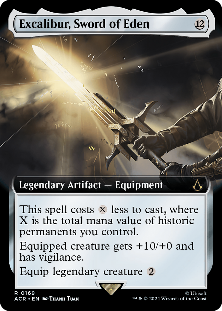 Excalibur, Sword of Eden (Extended Art) (169) Foil - Assassin's Creed