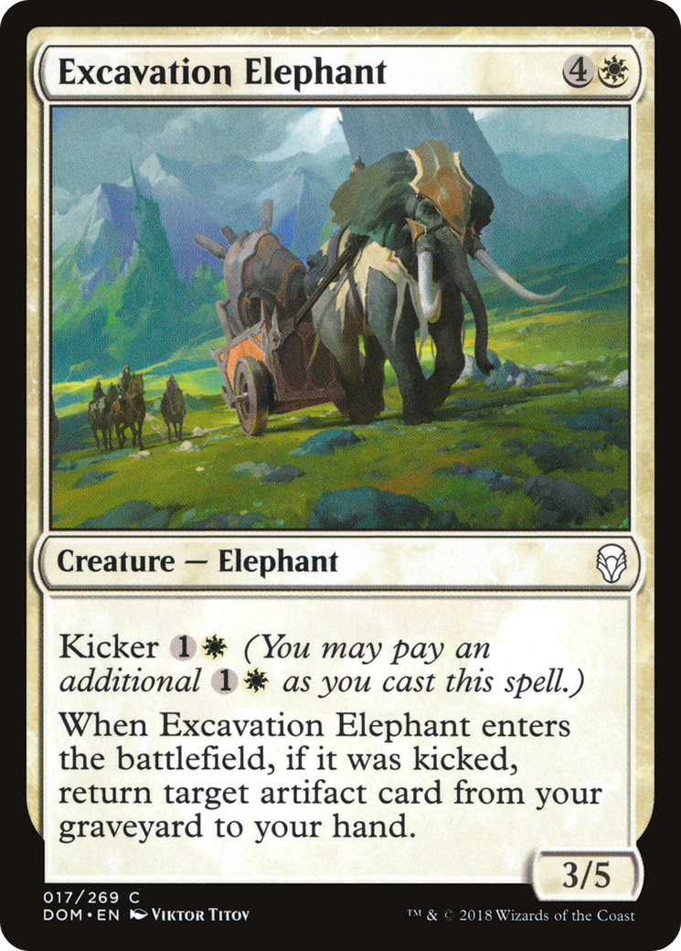 Excavation Elephant (017) - Dominaria Foil