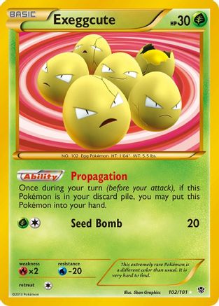 Exeggcute (102) Holofoil - Plasma Blast