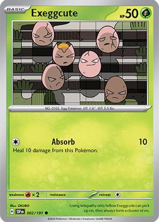 Exeggcute (2) Reverse Holofoil - Surging Sparks